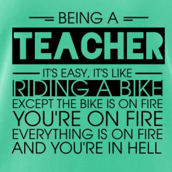 Being a teacher - bike