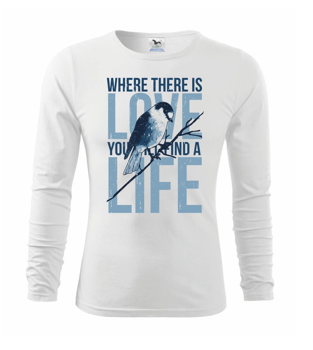 Tričká so zvieratami - Bird love - Tričko detské Long Sleeve