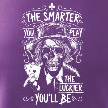 Lucky poker player Lucky poker player