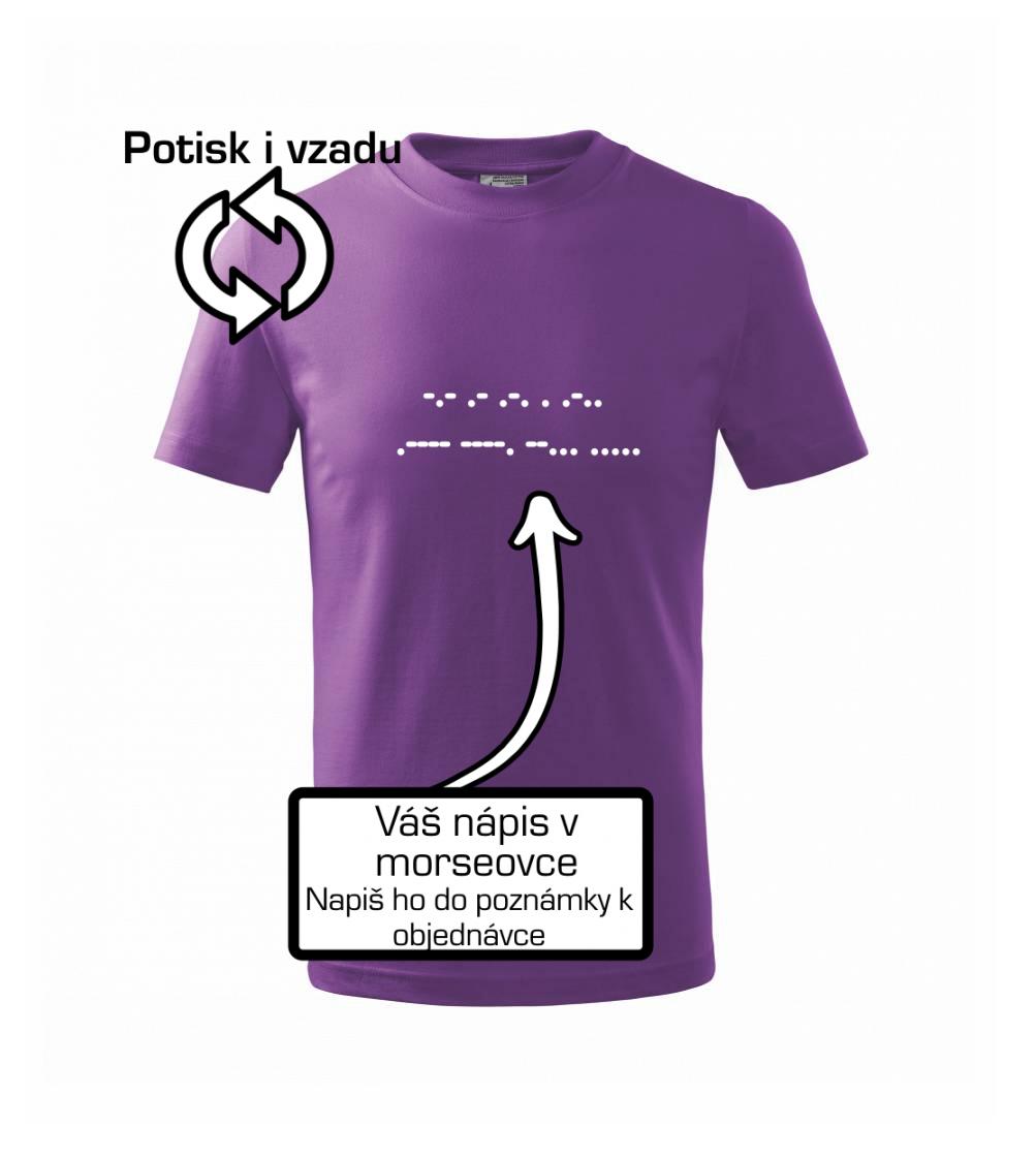 Morzeovka - váš nápis