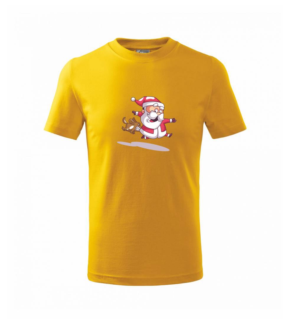 Santa so zahryznutým psom