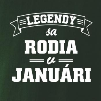 Legendy sa rodia v januári
