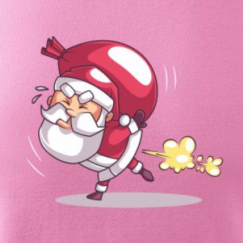 Santa nesie ťažký náklad