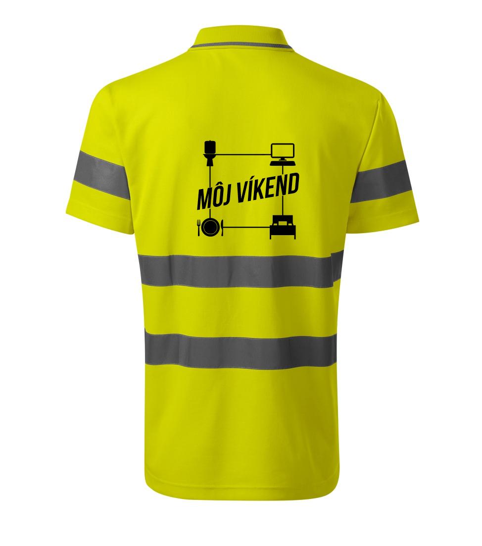 Tričká pre ajťákov - Môj víkend - HV Runway 2V9 - Reflexné polokošeľa