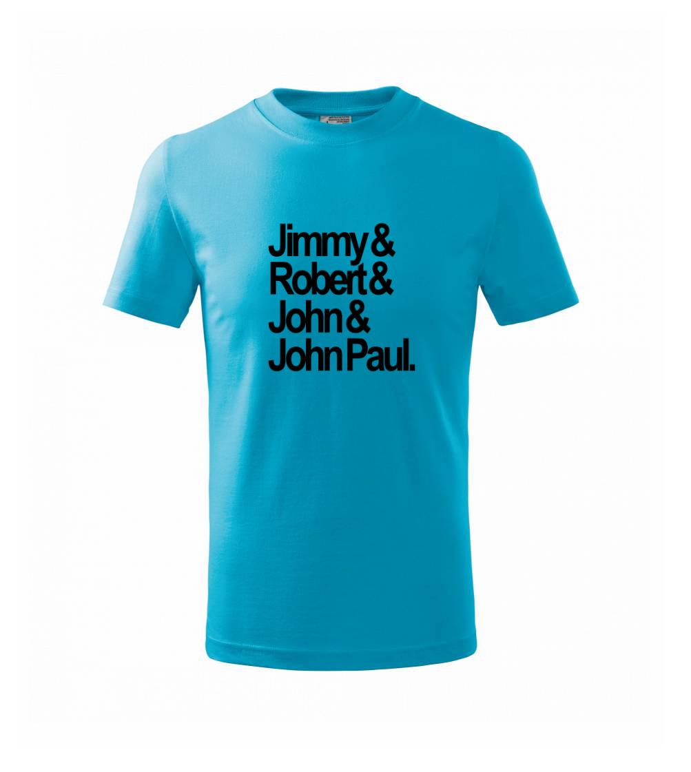 Jimmy Robert John John Paul - Tričko detské bavlnené