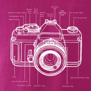 Nákres starý fotoaparát Nákres starý fotoaparát