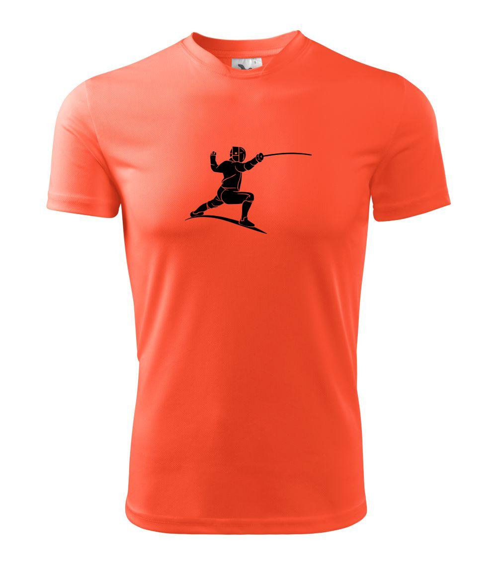 Ostatné športy - Šermiar postava - Pánske tričko Fantasy športové