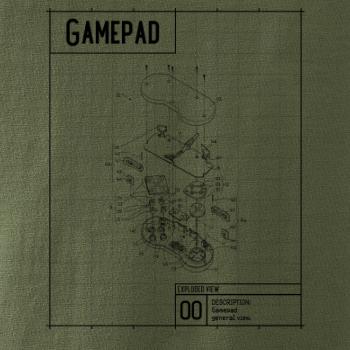 Nákres Gamepad rozobratý