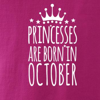 Princesses are born in October