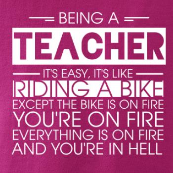 Being a teacher - bike Being a teacher - bike