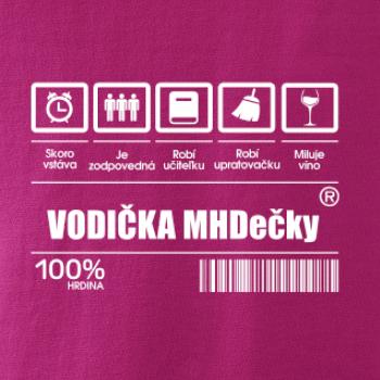 Čiarový kód - Vodič MHDečky / Vodička MHDečky