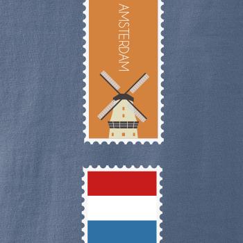 Amsterdam známka farebná