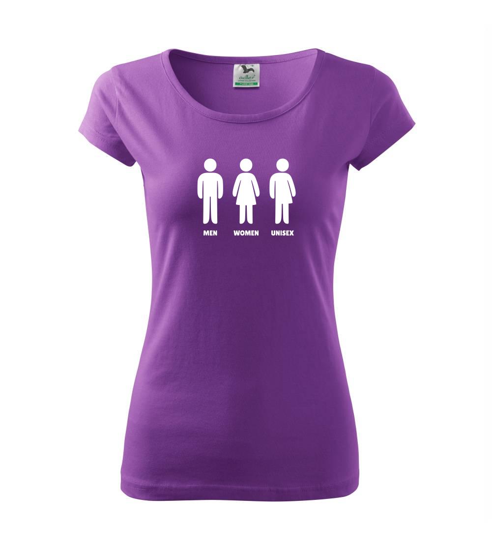 Grafické tričká - Man Woman Unisex - Dámske tričko Pure