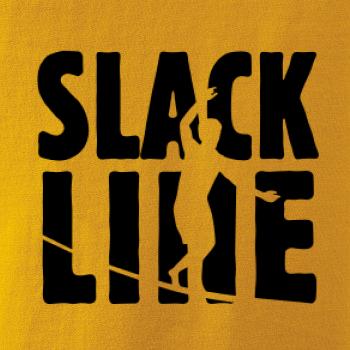 Slackline nápis