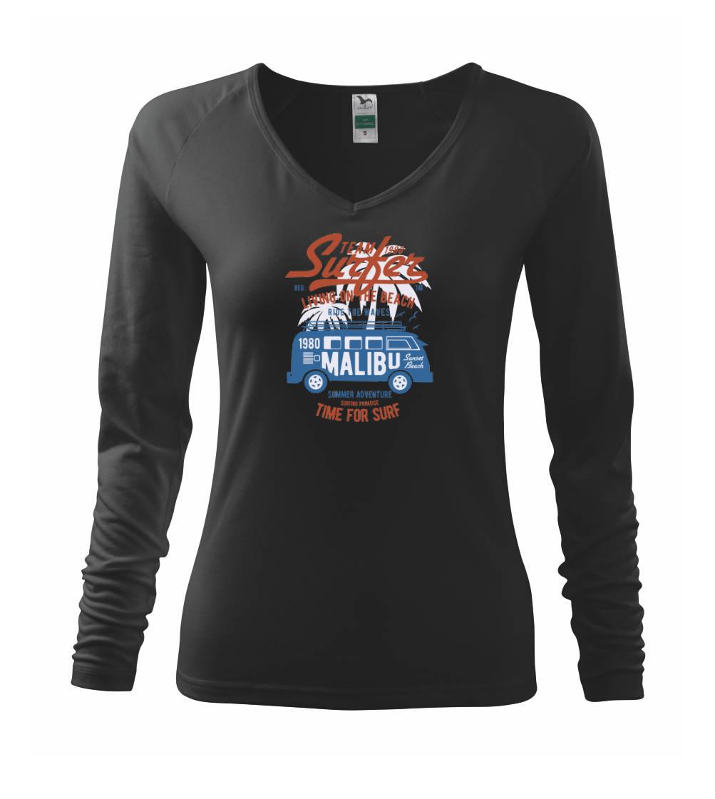 Surferske tričká - Team Surfer 1980 - Tričko dámske Elegance