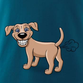 Prdiace pes kreslený (Hana-creative)