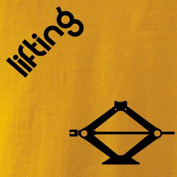 Lifting nápis šikmo Lifting nápis šikmo