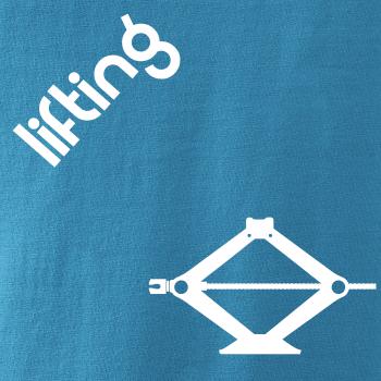 Lifting nápis šikmo