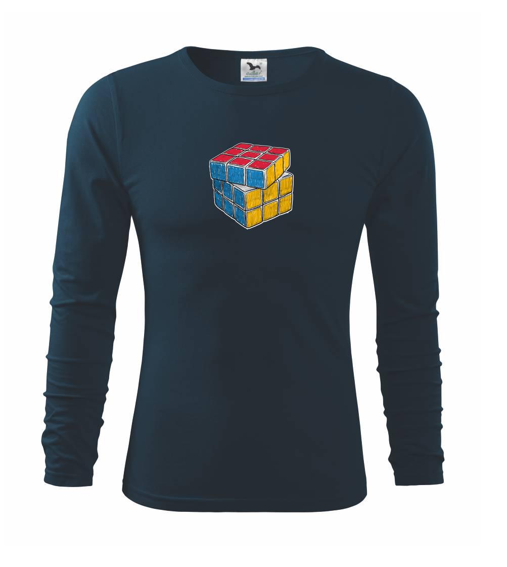 Rubikova kocka kreslená