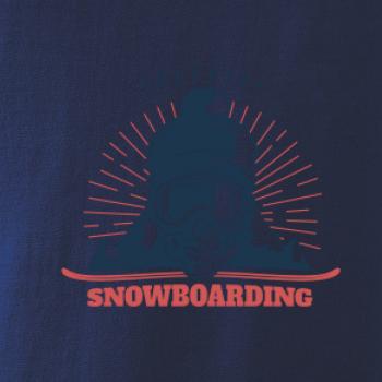 Freeride snowboarding lebka
