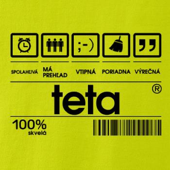 Čiarový kód - teta