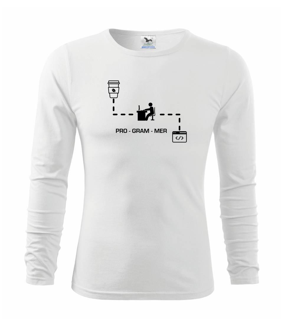 Tričká pre ajťákov - Programer code - Tričko detské Long Sleeve