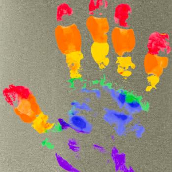 LGBT hand print
