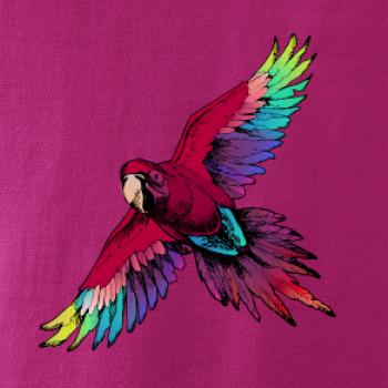 Papagáj kreslený letiaci