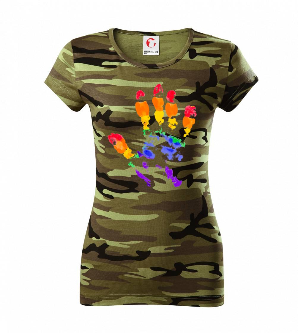 LGBT hand print LGBT hand print