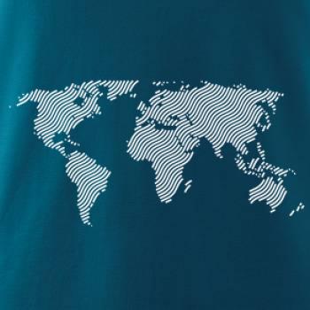 Mapa sveta odtlačok Mapa sveta odtlačok