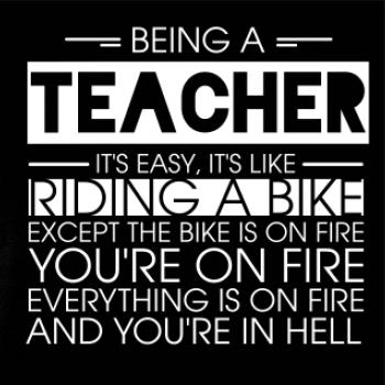 Being a teacher - bike Being a teacher - bike