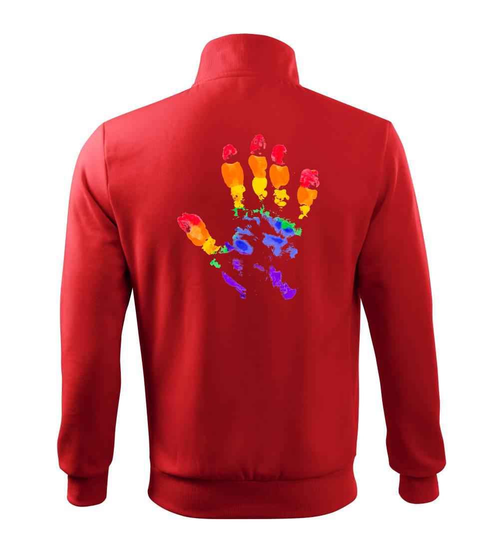 LGBT hand print LGBT hand print