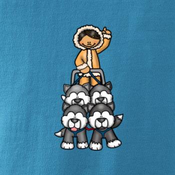 Psí spřežení animované