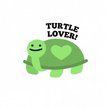Turtle lover - kreslený