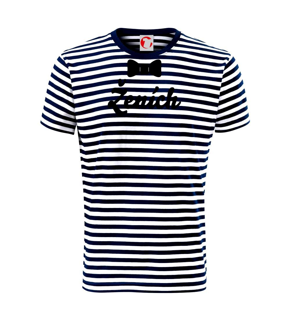 Motýlik ženích - tričko na rozlúčku Motýlik ženích - tričko na rozlúčku