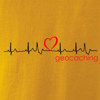 Moje srdce bije pre Geocaching -Text