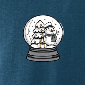 Sněhová koule se sněhulákem