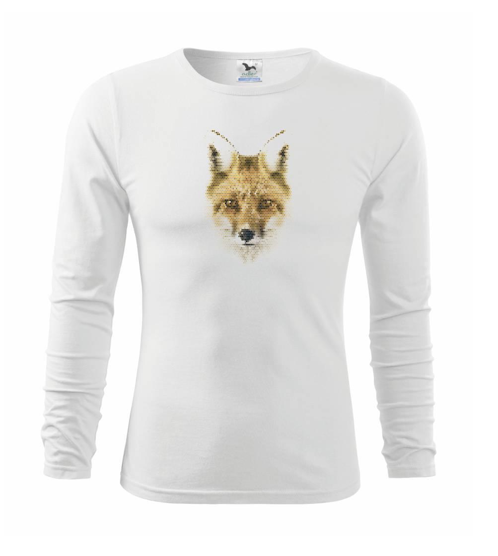 Tričká so zvieratami - Mozaika líška - Tričko detské Long Sleeve