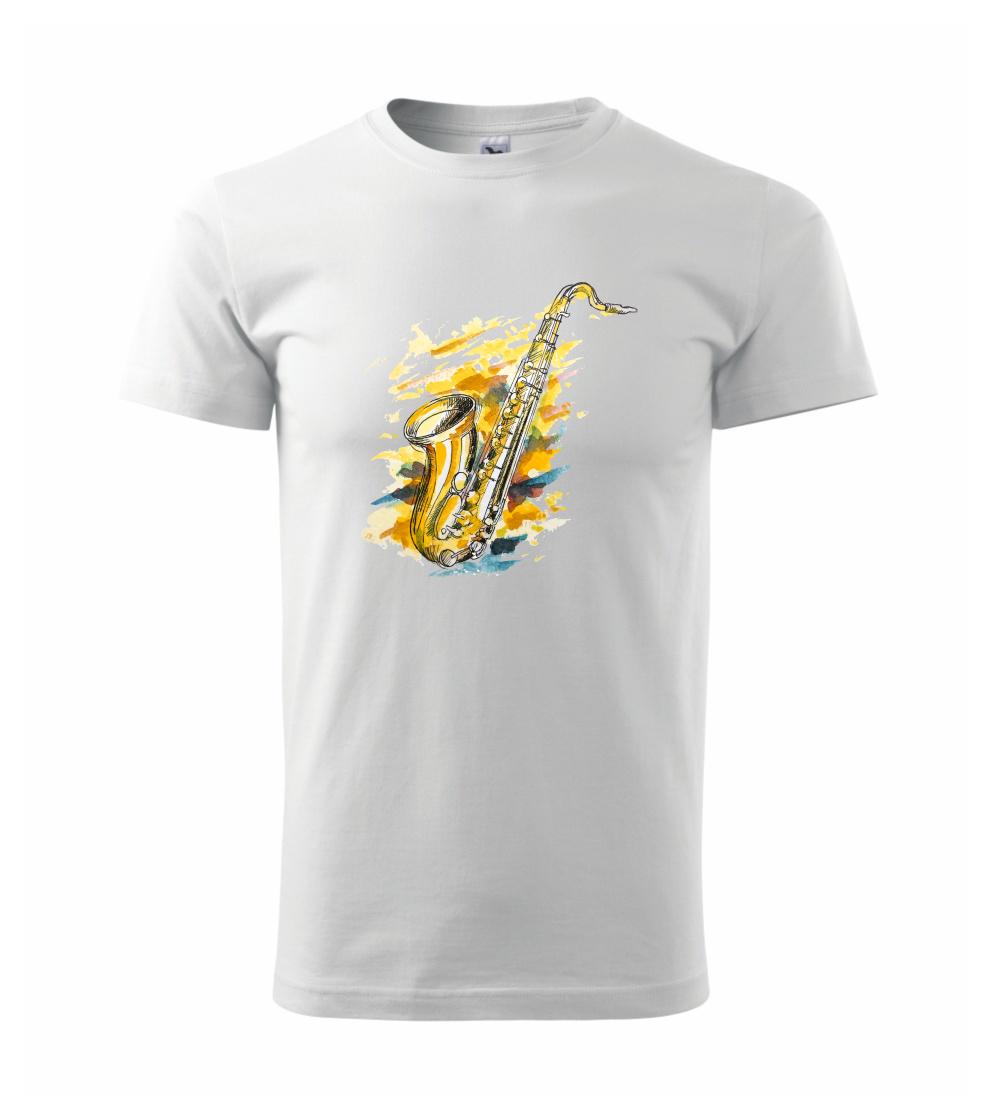 Saxofón maľovaný Saxofón maľovaný