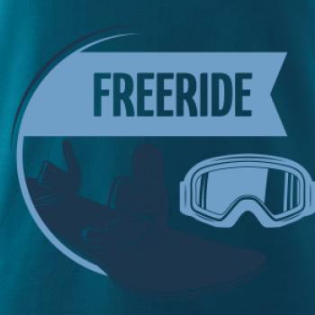 Freeride snowboard kruh