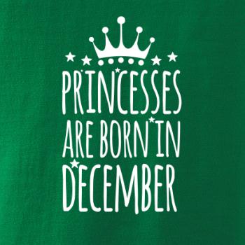 Princesses are born in December