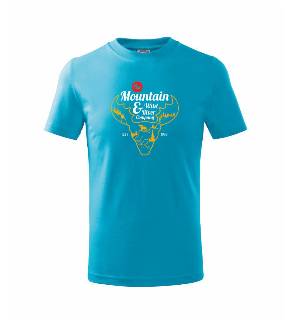 Trička pre cestovateľov - Moose - Tričko detské bavlnené