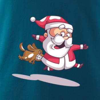 Santa so zahryznutým psom