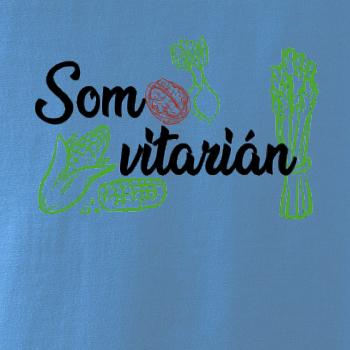 Som vitarián - nápis Som vitarián - nápis