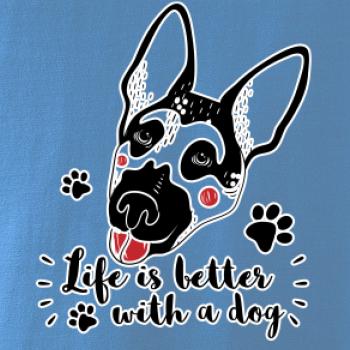German shepherd - life is a better with dog