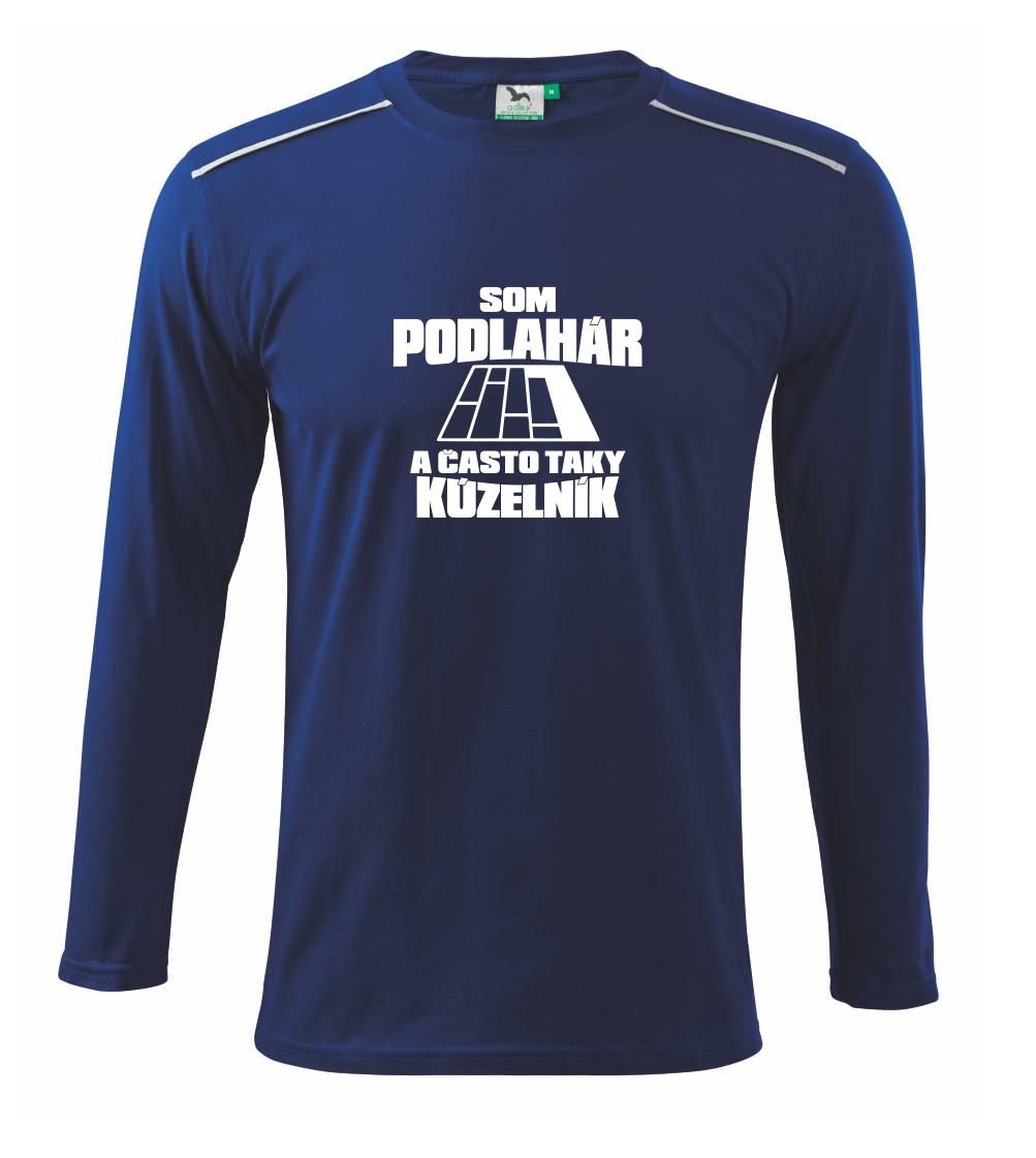 Vtipné tričká do práce - Podlahár kúzelník - Tričko s dlhým rukávom Long Sleeve