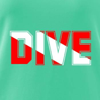 Dive nápis vlajka Dive nápis vlajka