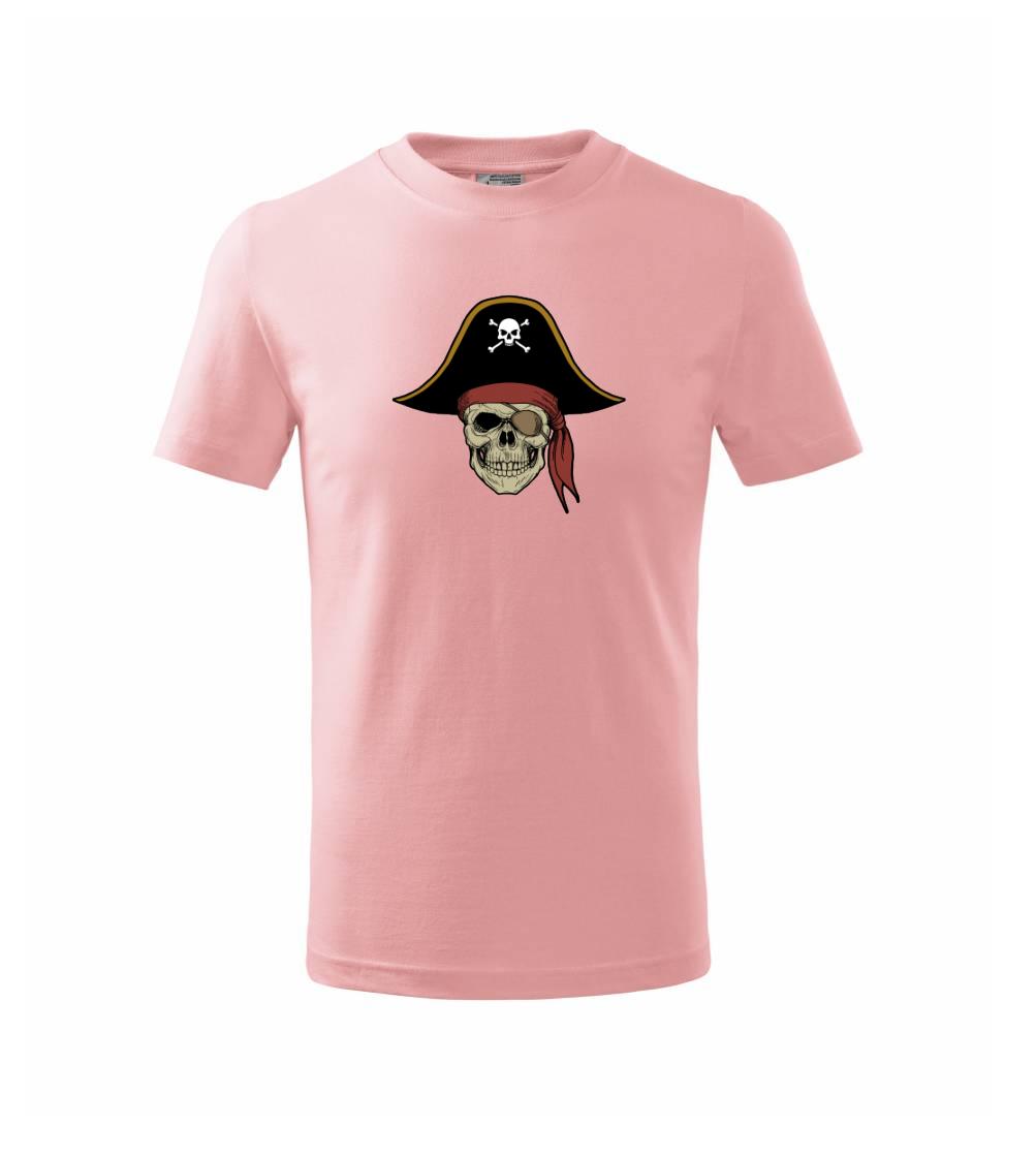 Pirátska lebka s klobúkom  Pirátska lebka s klobúkom