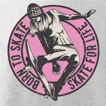 Skate girl pink