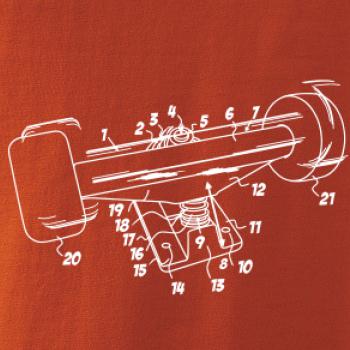 Skateboard nákres kolieska